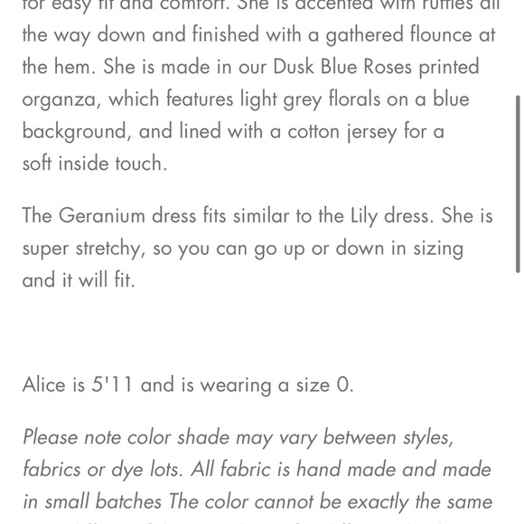 V. Chapman Geranium dress size 10 - Picture 4 of 5